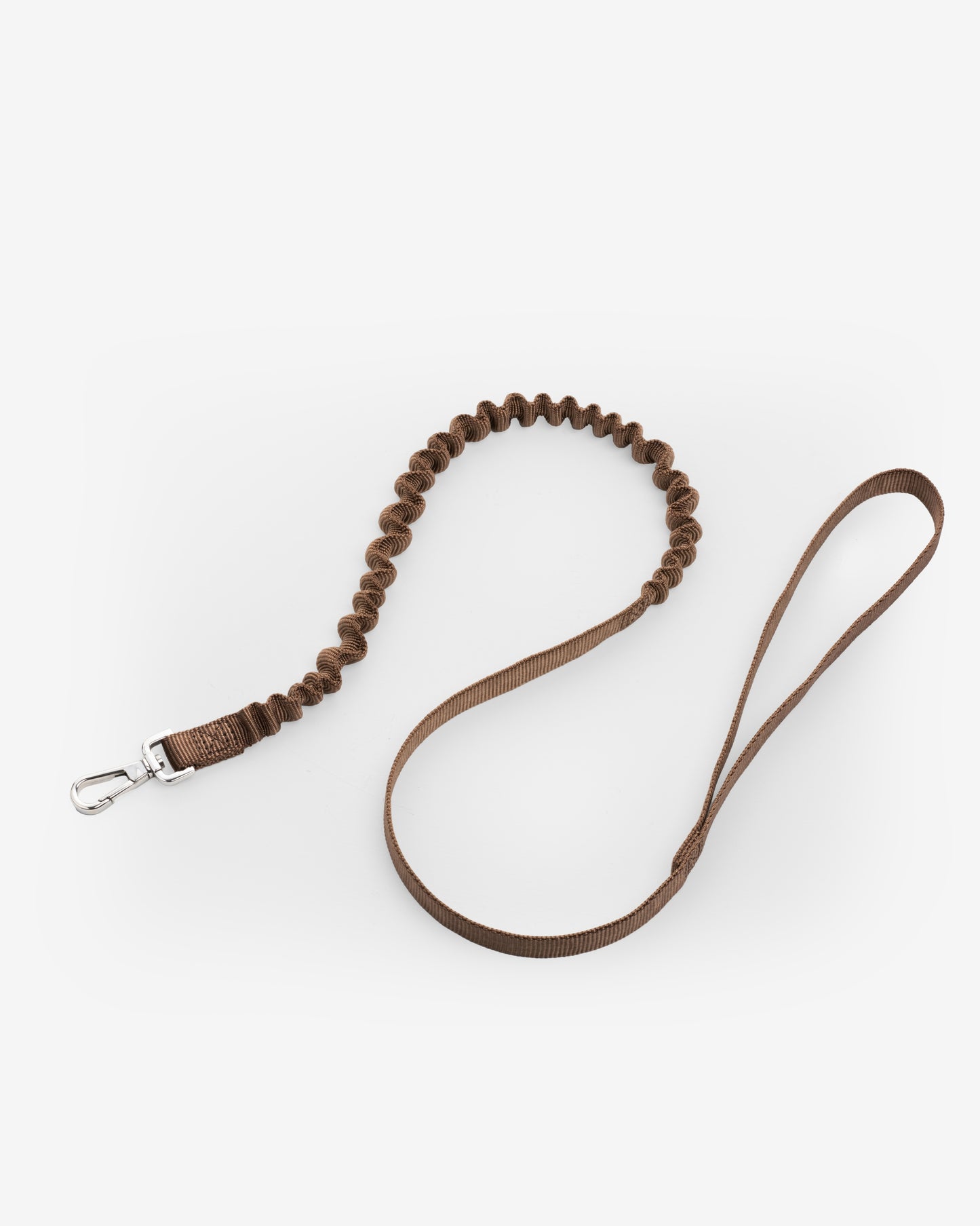Nylon Bungee Dog Leash | Chocolate