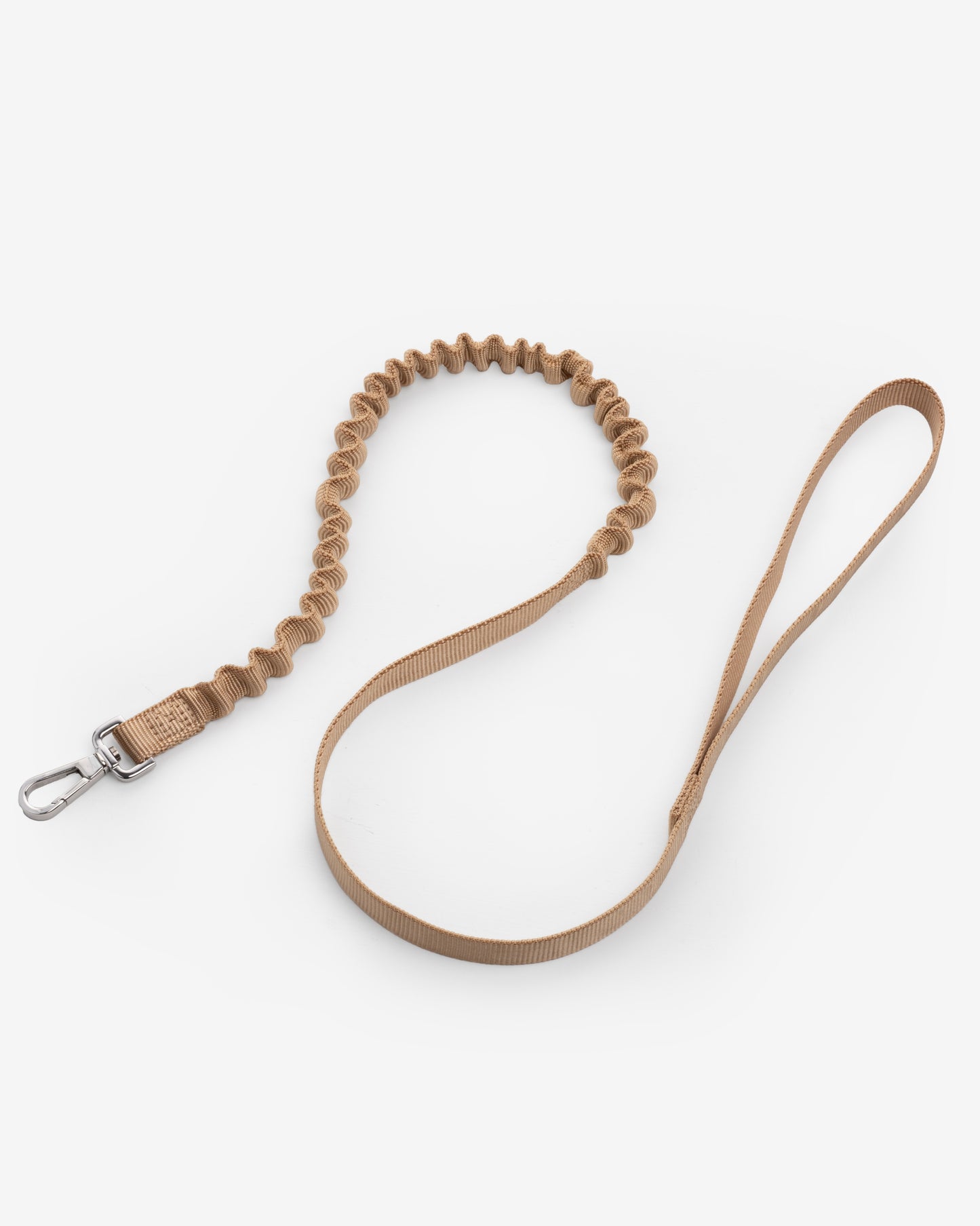 Nylon Bungee Dog Leash | Latte