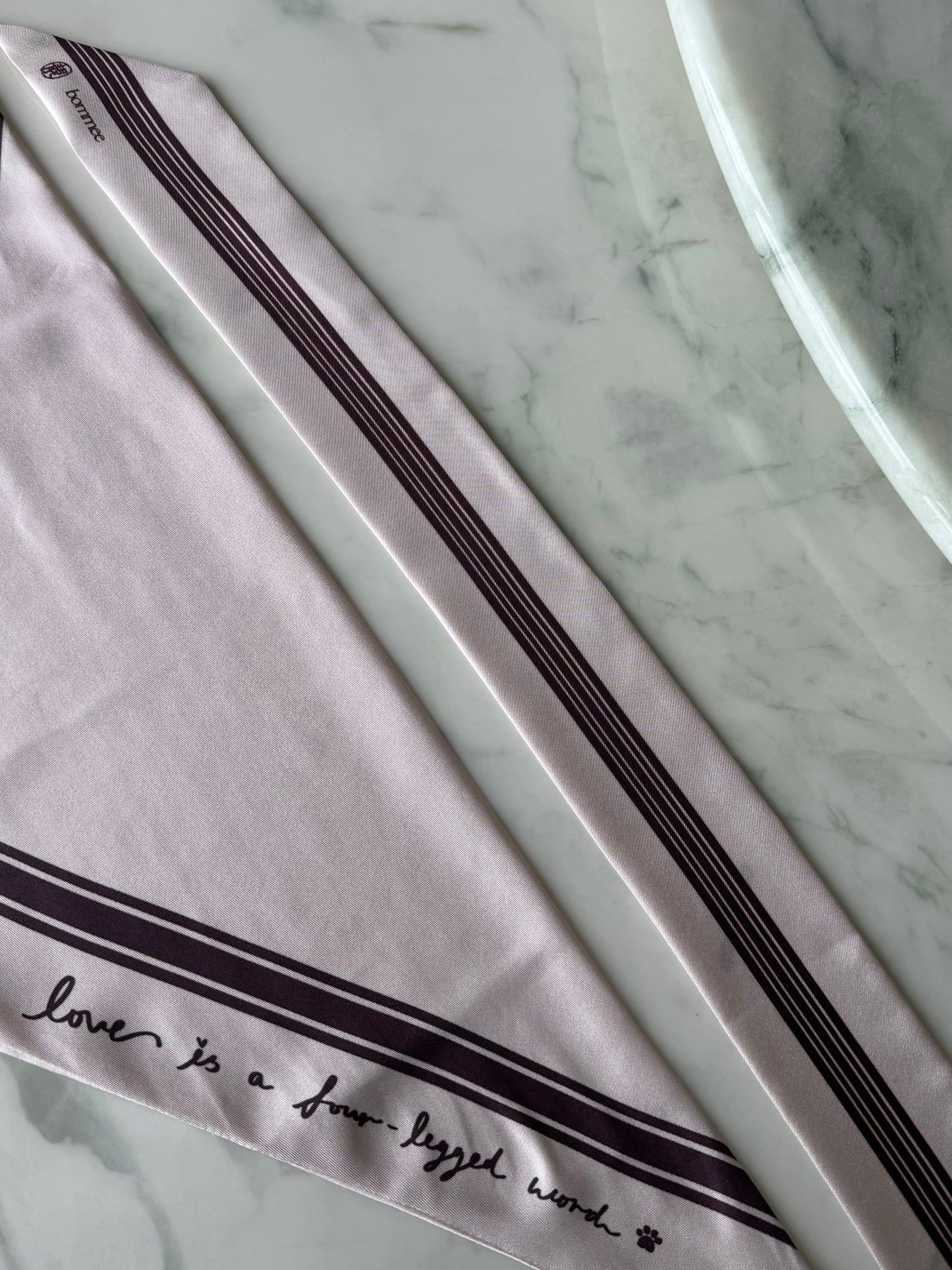 LANG x Bommee Silk Twilly
