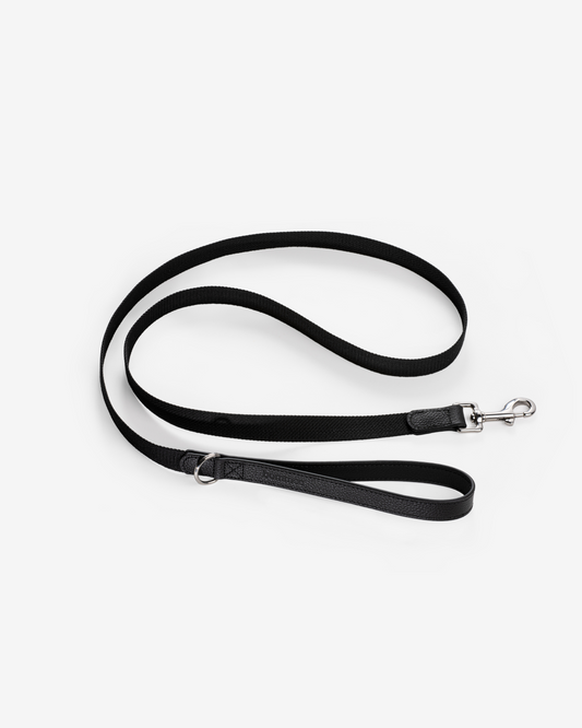 Handcrafted Leather Dog Leash | Black